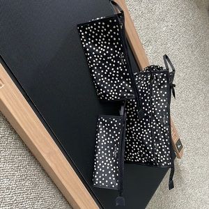 Set of 3 - Kate Spade Toilet, skincare and Makeup bags